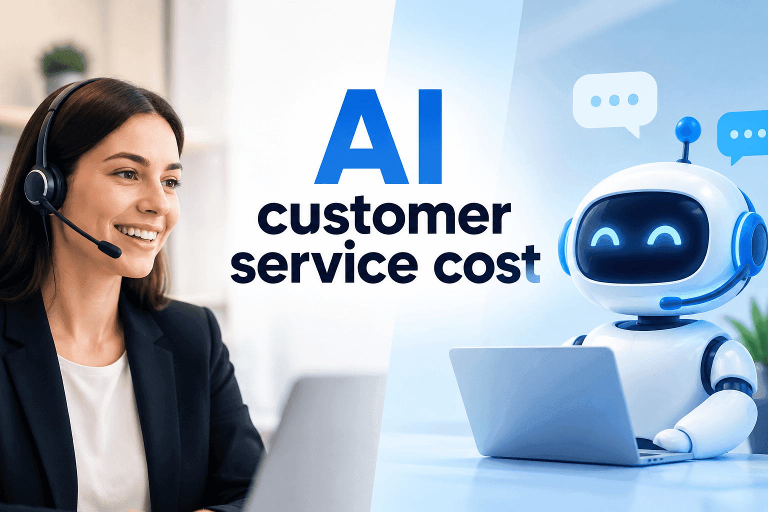 AI Customer Service Cost: Human Support vs AI Agent for Small Businesses app preview