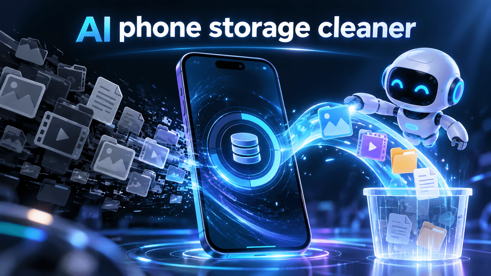 AI phone storage cleaner