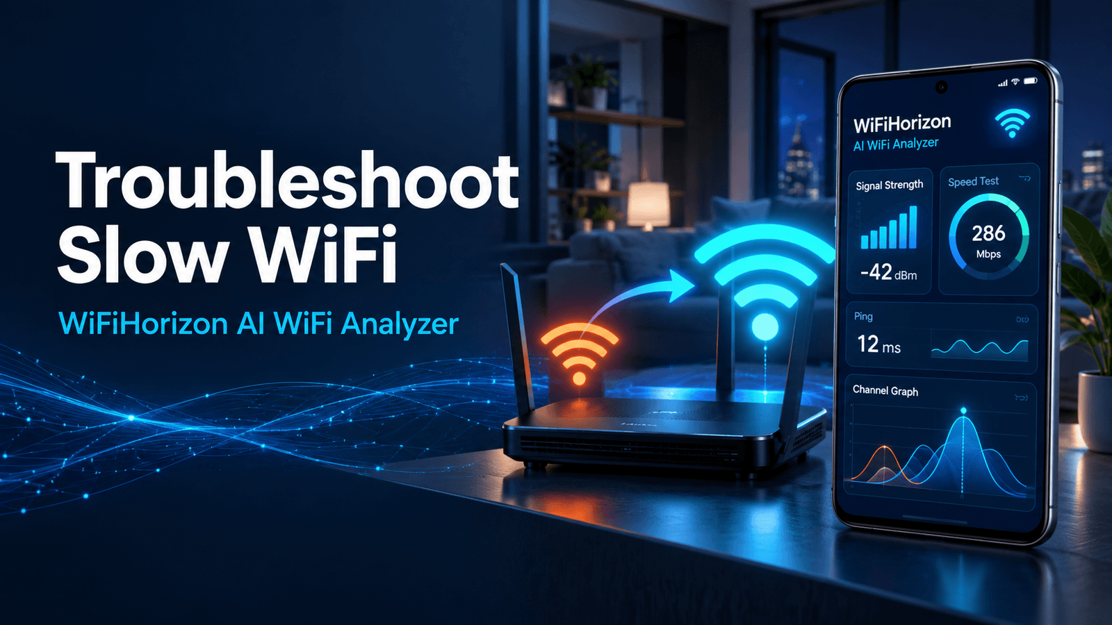 How to Troubleshoot Slow WiFi with WiFiHorizon AI WiFi Analyzer